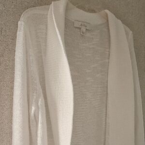 Lilly Pulitzer Cream Open-Front Cardigan